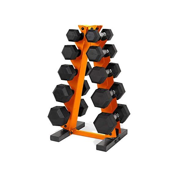 CAP Barbell 150 LB Dumbbell Set with Rack