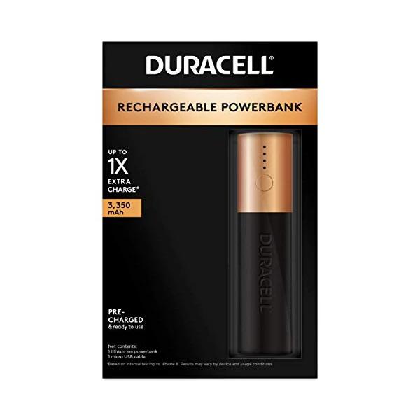 Duracell 3,350mAh Rechargeable Power Bank