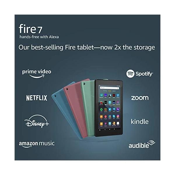 Fire 7 tablet, 7" display, 16 GB, latest model