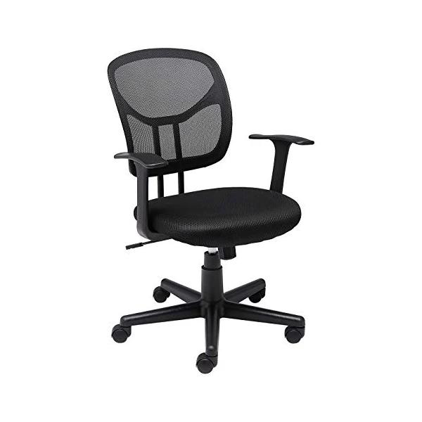 Amazon Basics Mesh Mid-Back Adjustable Swivel Office Desk Chair