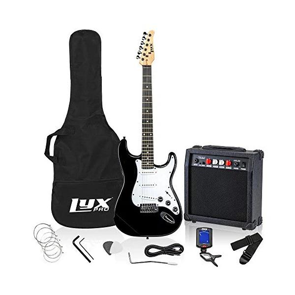 LyxPro Electric Guitar 39" inch Complete Beginner Starter kit