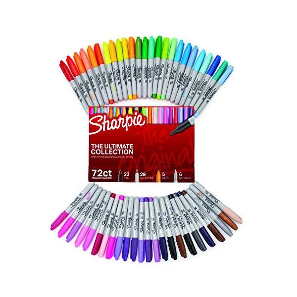 Set Of 72 Sharpie Permanent Markers Ultimate Collection