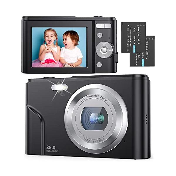 Kids Digital Camera FHD 1080P 36MP Vlogging Camera