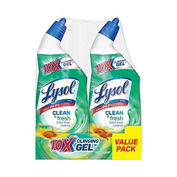 2-Pack Lysol Power Toilet Bowl Cleaner Scent
