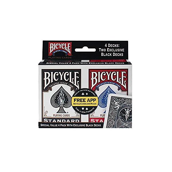 Bicycle Standard Playing Cards 4 Pack