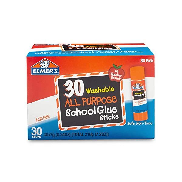 30 Count Elmer's All Purpose School Glue Sticks