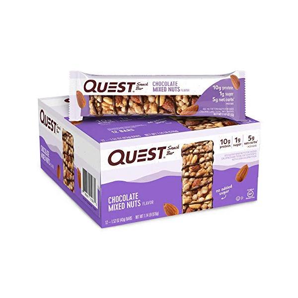 Quest Nutrition Chocolate Mixed Nuts Snack Bar (12-Count)
