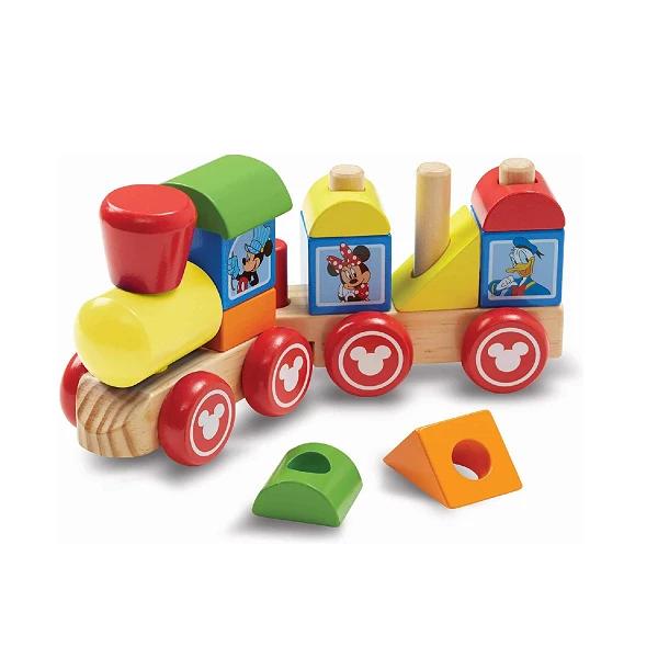 Mickey Mouse and Friends Wooden Stacking Train (14 pcs)