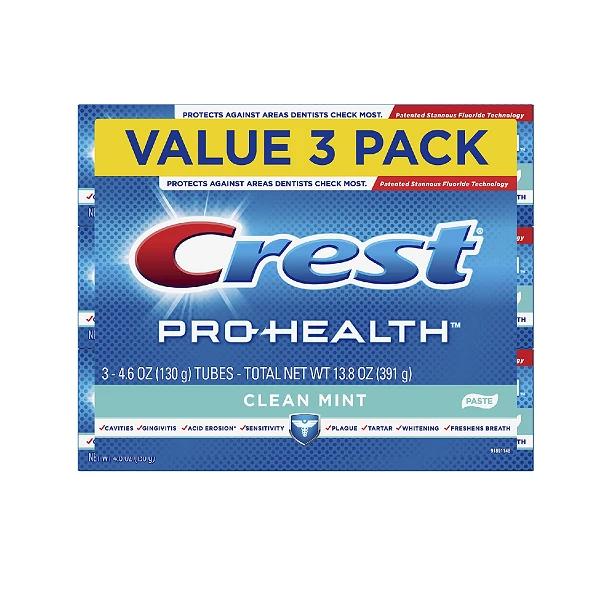 Crest Pro-Health Smooth Formula Toothpaste Pack of 3
