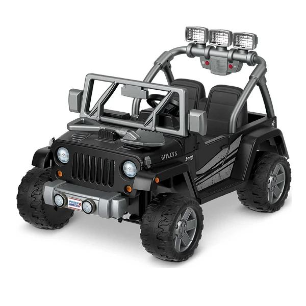 Jeep Wrangler Willys Battery-Powered Ride-On Vehicle