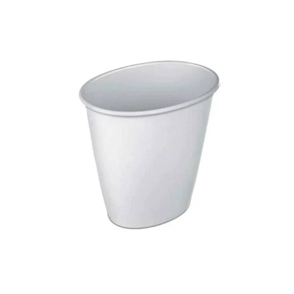 1.5-Gallon Sterilite Plastic Trash Can (White)