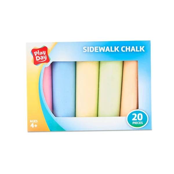 Play Day Sidewalk Chalk 20-Pack