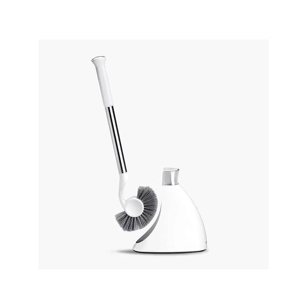 simplehuman Stainless Steel Toilet Brush with Caddy