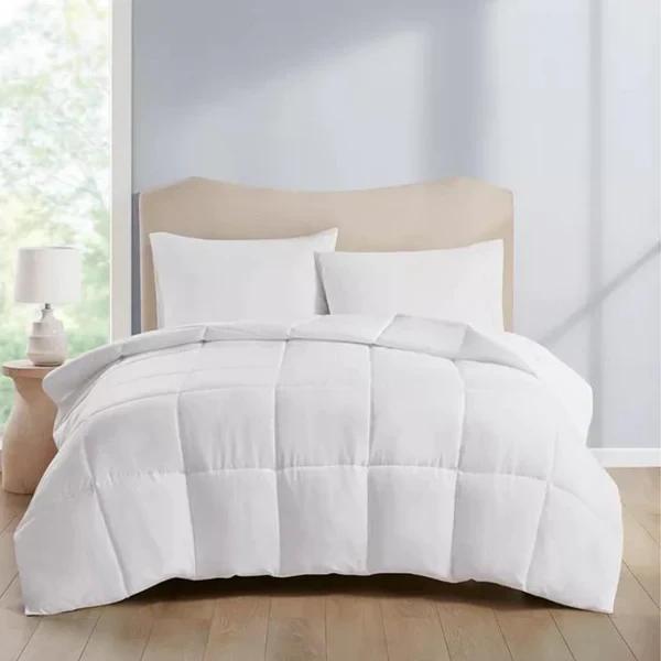 Solid Reversible Down-Alternative Comforters (5 Colors)