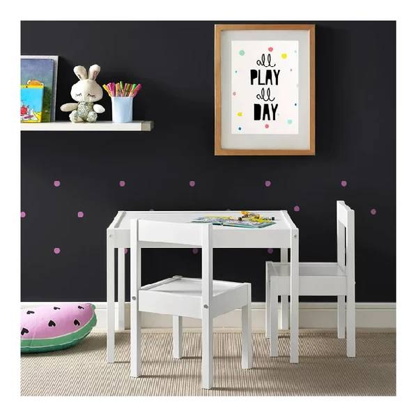 3-Piece Kiddy Table & Chair Kids Set