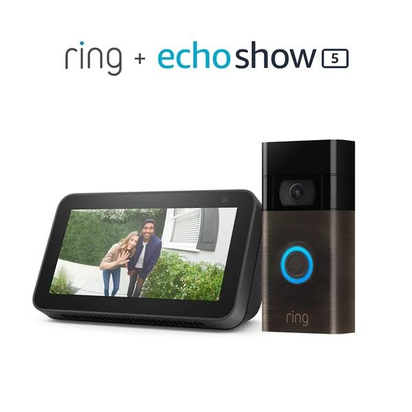 Ring Video Doorbell  bundle with Echo Show 5 (2nd Gen)