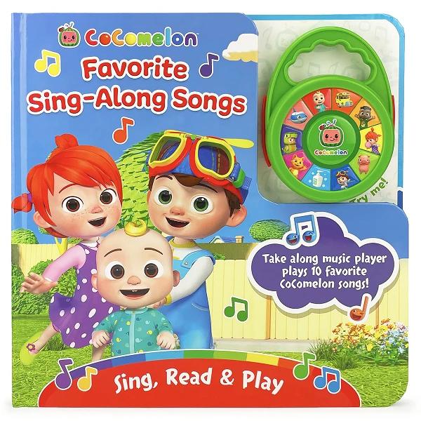CoComelon Favorite Sing-Along Songs - Music Toy and Board Book Set