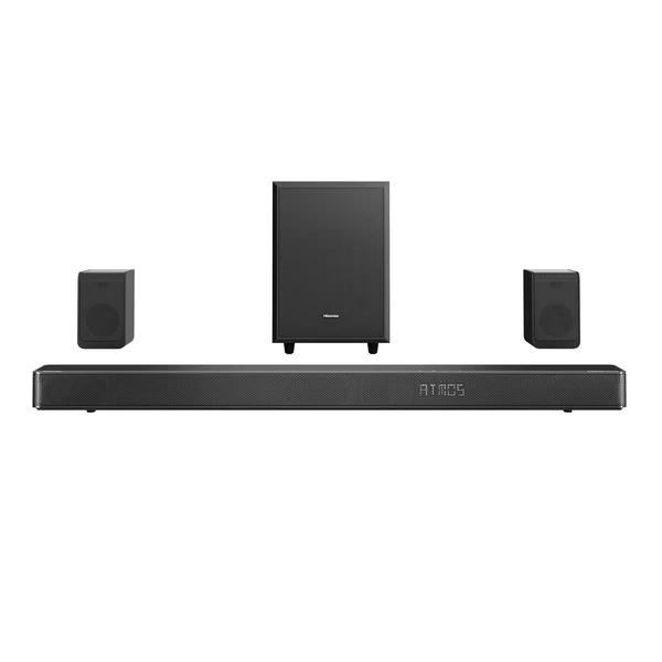 Hisense AX Series Soundbar with Wireless Subwoofer, Wireless Rear Speakers, and Dolby Atmos