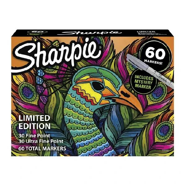 60-Pack Sharpie Limited Edition Permanent Markers