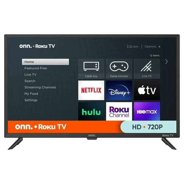 onn. 32” Class HD (720P) LED Roku Smart TV