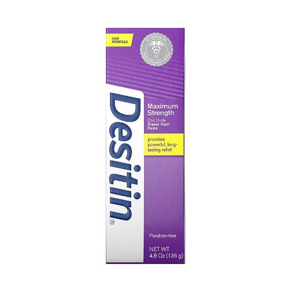 Desitin Maximum Strength Baby Diaper Rash Cream with 40% Zinc Oxide